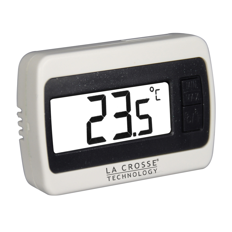 Station météo La Crosse Technology WS8020 Horloge Murale - Blanc et bois